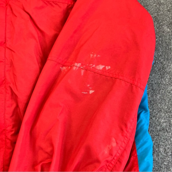 Columbia Vintage Bugaboo Outer Layer Jacket Men's M Red blue skiing Full Zip - Picture 2 of 11
